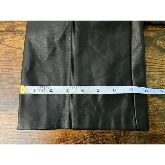 Zara high rise bootcut faux leather pants - Picture 12 of 14